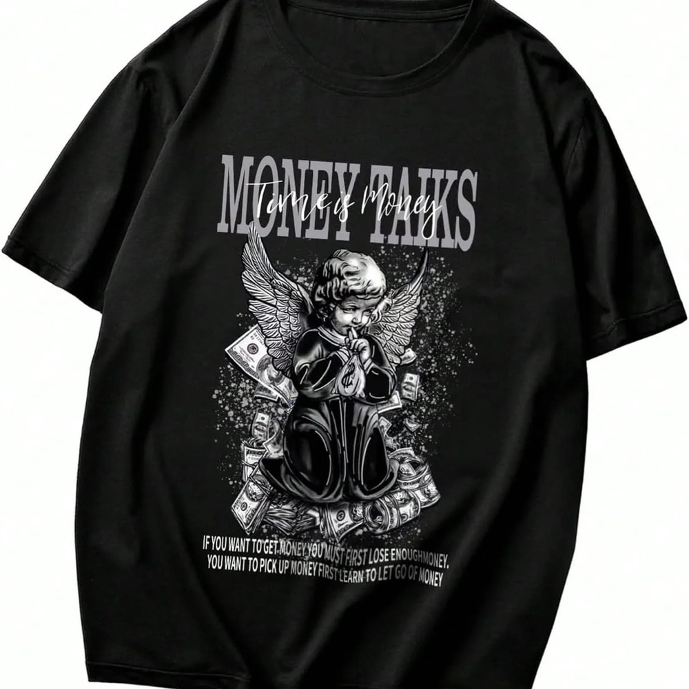Black Graphic T-Shirt